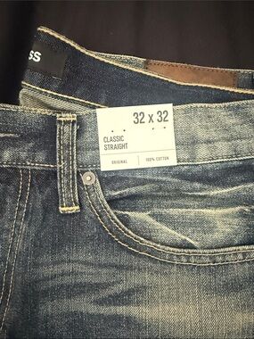 Express Men’s Straight Jeans - Blue